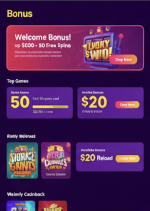 Premium kampanjer erbjudanden sida Payoutz Casino