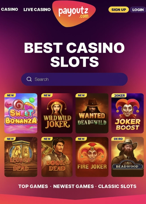 Huvudspel urval portal snabb Payoutz Casino